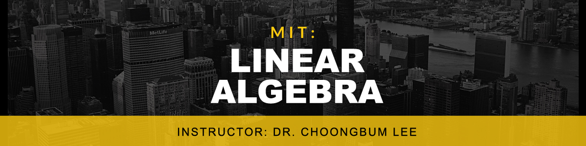 MIT: Linear Algebra